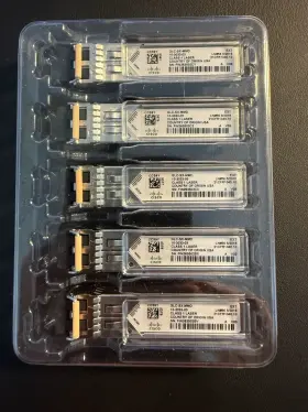 10-3033-03 Cisco Glc-sx-mmd Sx Sfp New Lot Of 5