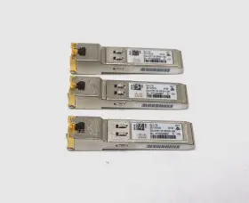 30-1475-02 Cisco Lot Of 3 Genuine Glc-te Gbic 1000base-t Rj-45 Sfp Transceiver