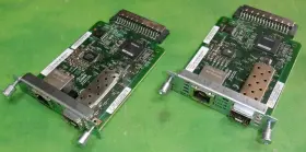 800-34350-01 Cisco 73-13295-01 Ehwic-1ge-sfp-cu Enhanced High Speed Wan Card Lot Of 2 E