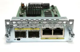 Nim-2ge-cu-sfp Cisco 731660707 73-16607-07 2-port Gigabit Rj-45 Sfp Ethernet Wan Module