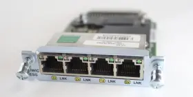 Ehwic-4esg Cisco C0uia46caa 4-ports 10/100/1000 Base-tx Gigabit Ethernet Card