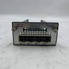 C3kx-nm-1g Cisco C3kx-nm-g 1000mbps/1gbps Fully Managed Layer 3 Network Ports 4