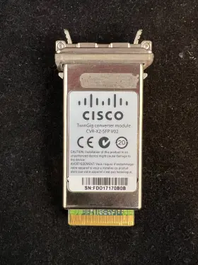 Cvr-x2-sfp-v02 Cisco Cvr-x2-sfp-v02/rfb Twingig Converter Module 1 Port X2 To Dual Sfp Transceiver