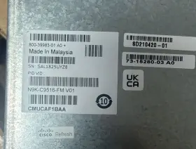 N9k-c9516-fm-e2 Cisco Nexus 9500 16-slot 800gbps Cloud-scale Fabric Module-new