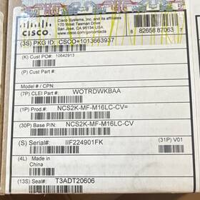 Cisco Ncs2k-mf-m16lc-cv Ncs2k-mf-m16lc-cv Mpo-16 To 16xlc Fan-out Module 16 Ports