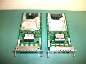 800-38530-06 Cisco Nim-4mft-t1/e1 Lot Of 2 - V04 4 Port Multiflex Trunk Voice/clear-ch Module