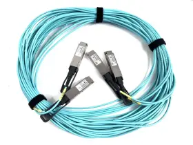 Qsfp-100g-aoc15m Cisco Pair Of Genuine 100g Aoc 15m Active Optical Cables