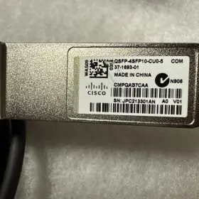 Qsfp-4sfp10g-cu0.5 Cisco Original Qsfp To 4sfp 0.5 Breakout Dac 37-1683-01