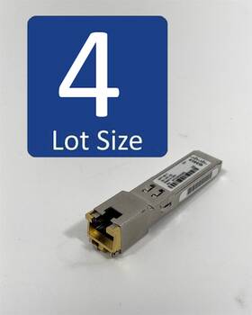 Cisco Sfp30-1421-01/02 Lot Of 4 Genuine Sfp-ge-t Transceiver Module Rj45