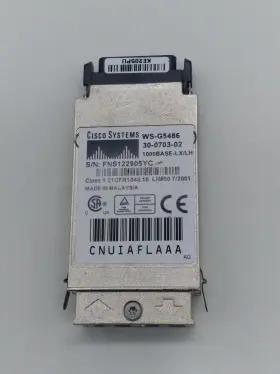 30-703-02 Cisco Systems Fiber Optic Transceiver Module 1000base-lx 1300nm
