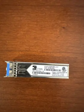 Ftlf1318p2btl-cy Cyan 280-0030-00 Sfp-lx 1ge 1310nm 10km Smf