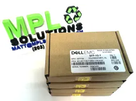 Sfp-1g-t Dell 407bbos Lot Of 4 New Xty28 1000base-t 100m Copper Rj-45 Transceiver Module