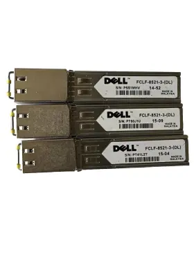 Fclf-8521-3 Dell 8t47v Lot Of 3 08t47v Fclf-8521-3- Dl Rj-45 1000base-t Sfp 3424 3348