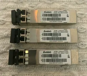 Afbr-57r6apz-emc Dell Lot 3 Avago 4gb Sfp Sw Fc Gbic Transceiver Module 019-078-032