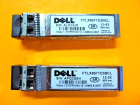Ftlx8571d3bcl-fc Dell N743d Lot Of 2 Sfp 10gb Sr 850nm Optical Transceiver