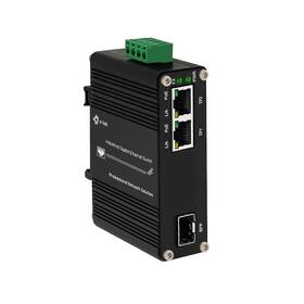 E-link Lnk-imc3012-poe Mini Industrial 2 Ports Gigabit Poe Media Converter 12 48v Dc Input Hardened