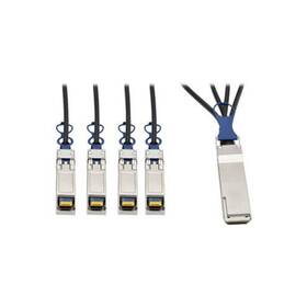 Eaton Electrical N281-02m-bk - 6-1/2ft Black 40 Gbe Qsfp To 10 Sfp