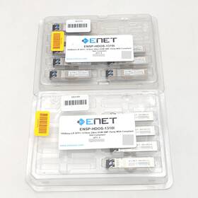 Enet Ensp-hdos-1310i 10gbase-lr Sfp 1310nm 20km Transceiver Module Lot Of 12