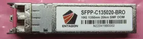 Sfpp-c135020-bro Entagon Genuine 10g 1350nm 20km Smf Dom Sfp Transceiver Module