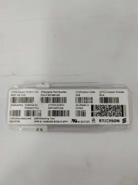 Eolp-bi1696-2i9 Ericsson Rdh 102 70/2 R1a Cpri And 10gbase-bx-d Sfp Transceiver