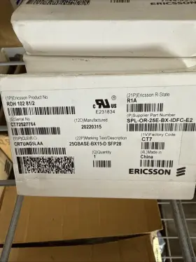 Lcp-10g3b4hdrme2 Ericsson New Rdh 102 65/2 Cpri 10gbase-lr Lite Sfp Transceiver Gbic