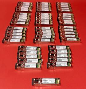 Ericsson Lcp-25gb4qdrme3 Lot Of 56 25gbase-lr - Ftlf1436w5btv-e7 Crtuagllaa