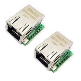 Fainwan 768571598325 2pcs Usr-es1 W5500 Chip New Spi To Lan Ethernet Converter Tcp/ip Module With