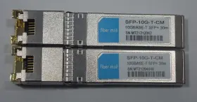 Sfp-10g-t-cm Fiber Mall 2 10gbase-t Sfp 30m Copper Transceiver Module