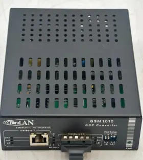 Gsm1014 Fibrolan Gbe Ethernet Managed Converter 1000base-t To 1000base-lx