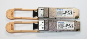 Ftlc9558repm Finisar Lot Of 2 - 100gbase-sr4 100m Om4 Mmf Transceiver
