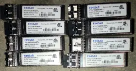 Ftlf8526w4btl Finisar Lot Of 8 6.1gb/s 850nm Lc Sfp 300m Transceiver Tested A