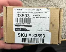 Ftlx8573d3btl-tm Finisar 850nm 10gb Base-sr Mmf Sfp Transceiver 51468
