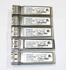 Ftlx8574d3bcl-1d Finisar Lot Of 5 - 850nm 10g-e-sr Transceiver Module