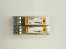 P.1396.10 Flexoptix Lot Of 2 10g Smf Lr 10km 1310nm Transceiver Module