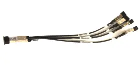74764-9133 Forece10 2w34t New Dell Force10 Copper Breakout Cable 0.5m Qsfp To 4x Sfp