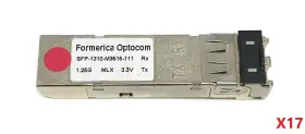 Sfp-1310-m3515-111 Formerica Optocom Lot Of 17 1.25gb Transceiver Modules
