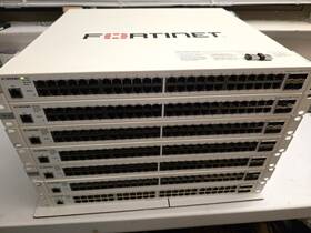 Fortinet 248e-fpoe Lot Of 7 Fortiswitch 48-port Gigabit Ethernet Switch