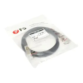 Qsfp-dd-pc015 Fs New 1.5m 5ft 400gbps Qsfp-dd Attach Copper Twinax Cable 28awg