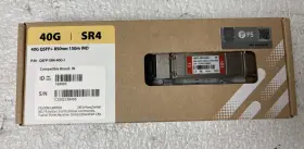 Qsfp-sr4-40g-i Fs 40g Qsfp 850nm 150m Ind Optical Transceiver New In Box