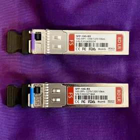 Sfp-10g-bx10-d Fs Sfp-10g-bx10-u/sfp-10g-bx10-d Cisco Compatible Pair Of Bidi Sfp 10g Module 10km