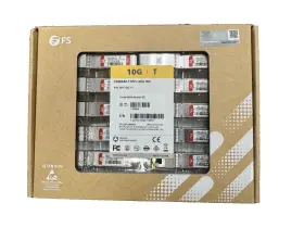 Sfp-10g-t-i Fs Generic Compatible 10gbase-t Sfp Copper 80m Industrial Rj-45 Transceiver Module