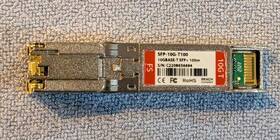 Fs Sfp-10g-t100 Sfp 100m 10gase-t 10gbe 10gbps 100 Meters Transceiver Rj45