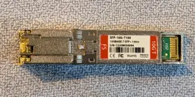 Sfp-10g-t100 Fs Sfp 100m 10gase-t 10gbe 10gbps 100 Meters Transceiver Rj45