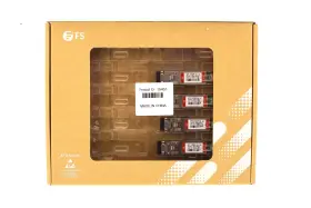 Sfp-10ger-55 Fs Lot Of 4 10g Sfp 1550nm 40km Optical Transceiver Module P/n