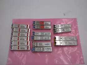Sfp1g-lx-31 Fs Lot Of 16 Mixed Sfp Transceiver Module Pulled From Cisco
