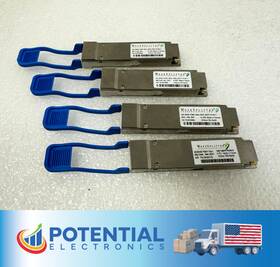 Fs Wst-qsfp Plr4-c Lot Of 4 Wavesplitter Wst-qsfp Plr4-c 40g 1310nm 10km Mpo Smf Transceiver