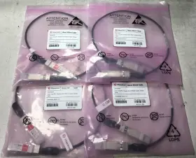 40109 Fsp Lot Of 4 - Fs 0.5m 10g Sfp Passive Direct Attach Copper Twinax Cable P/n