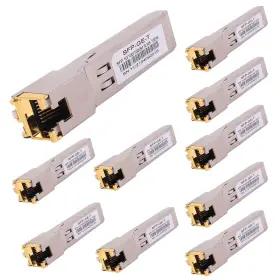 Gesd 768432202286 10pcs 1000base-t Gigabit Sfp To Rj45 Copper Ethernet Modular Transceiver For