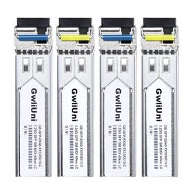 Gwliuni 755334206757 2 Pairs 40km Sfp 1.25g Bidi Single Mode Fiber Module Network Transceiver Lc
