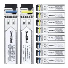 Ge-sfp-lx20-bidi-c Gwliuni 5 Pairs 1.25g Bidi Sfp Single Mode Fiber Module Network Transceiver Lx Sm 13